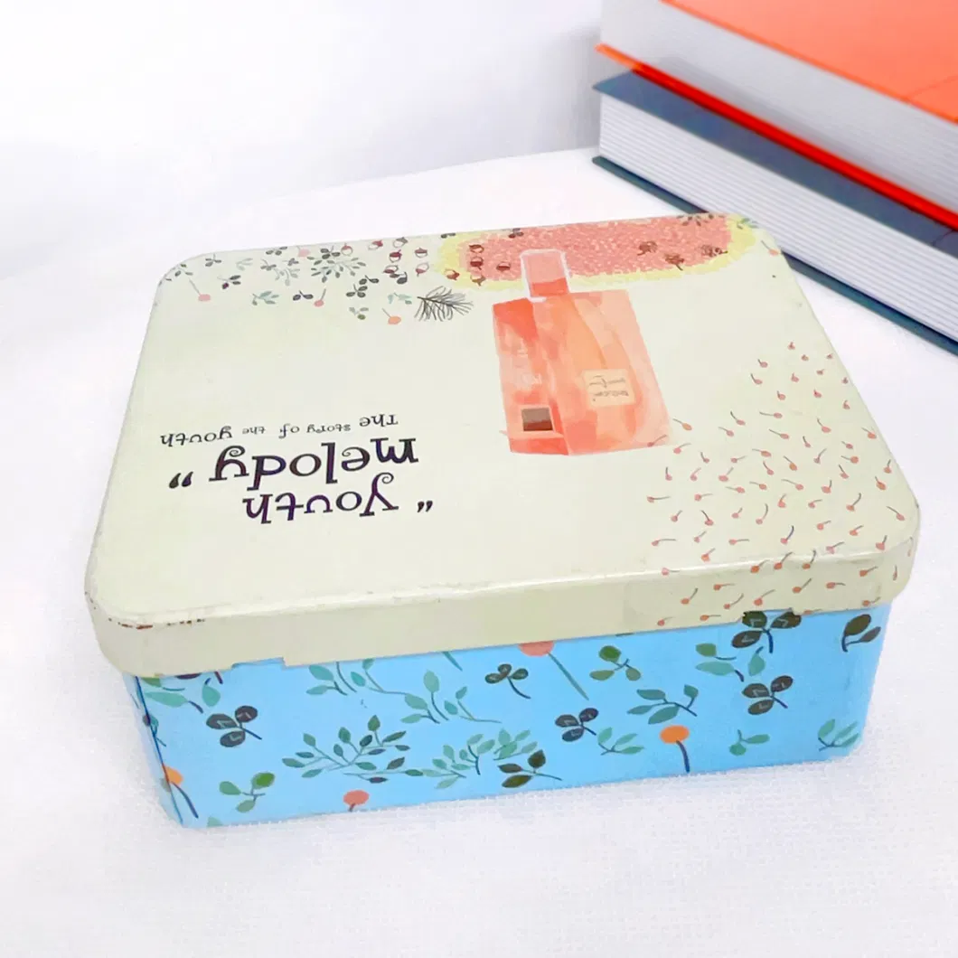 Fresh Creative Large Lock Storage Jewelry Gifts Metal Tin Box