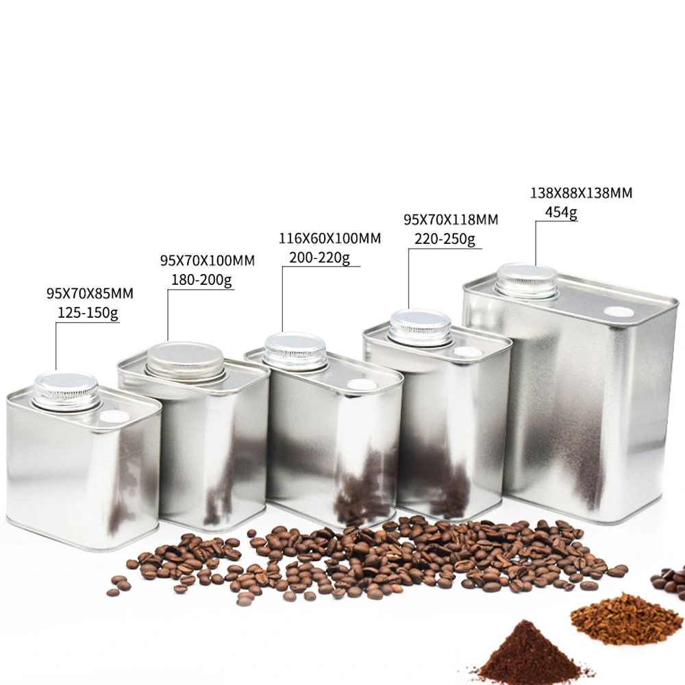 Wanchuang Coffee Bean Tobacco Storage Packaging Metal Container Tin Can with Valve