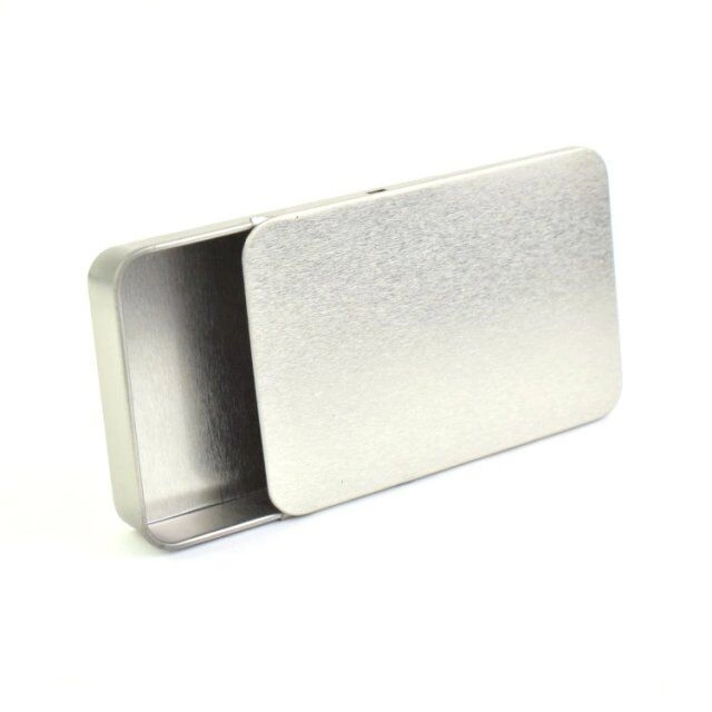 Rectangle Metal Push Pull Slide Child Proof Tin Box with Custimised Size and Logo