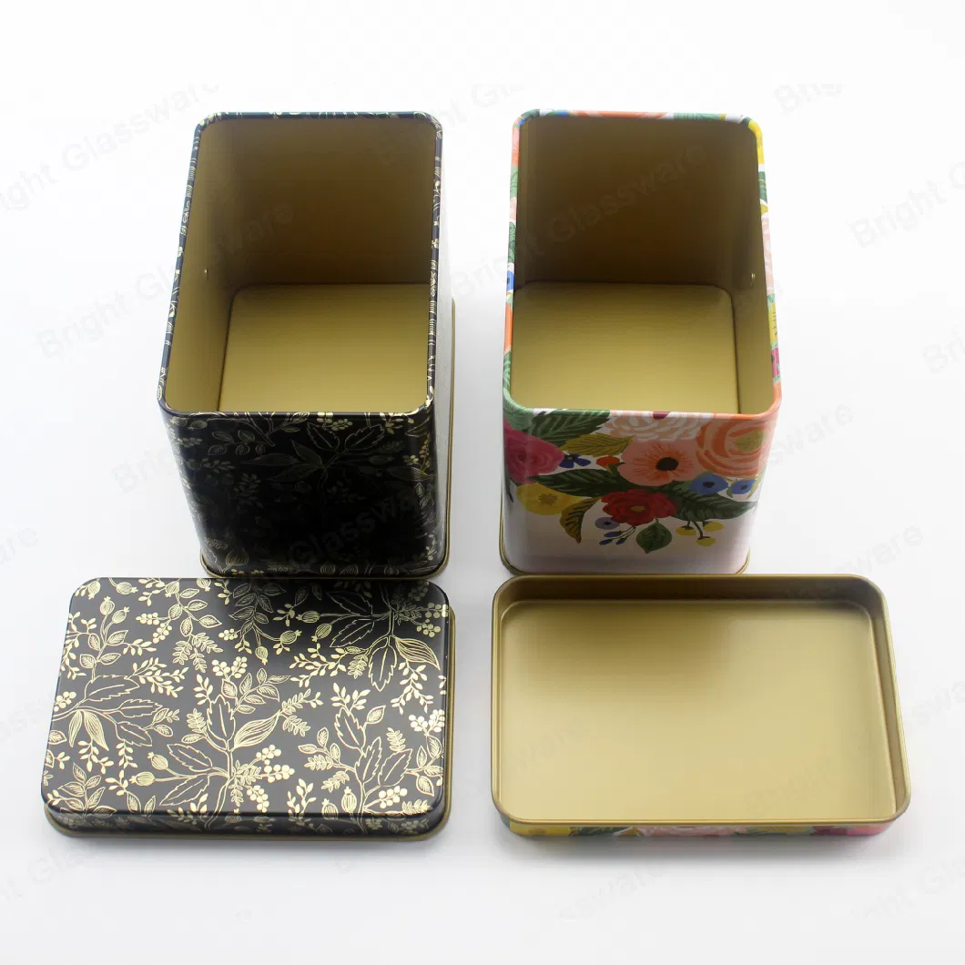 High Quality Square Colorful Metal Chocolate Sweet Candy Tin Can Gift Packing