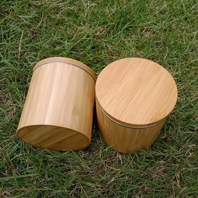 Solid Bamboo Bottle Bamboo Jar Bamboo Tin Bamboo Storage