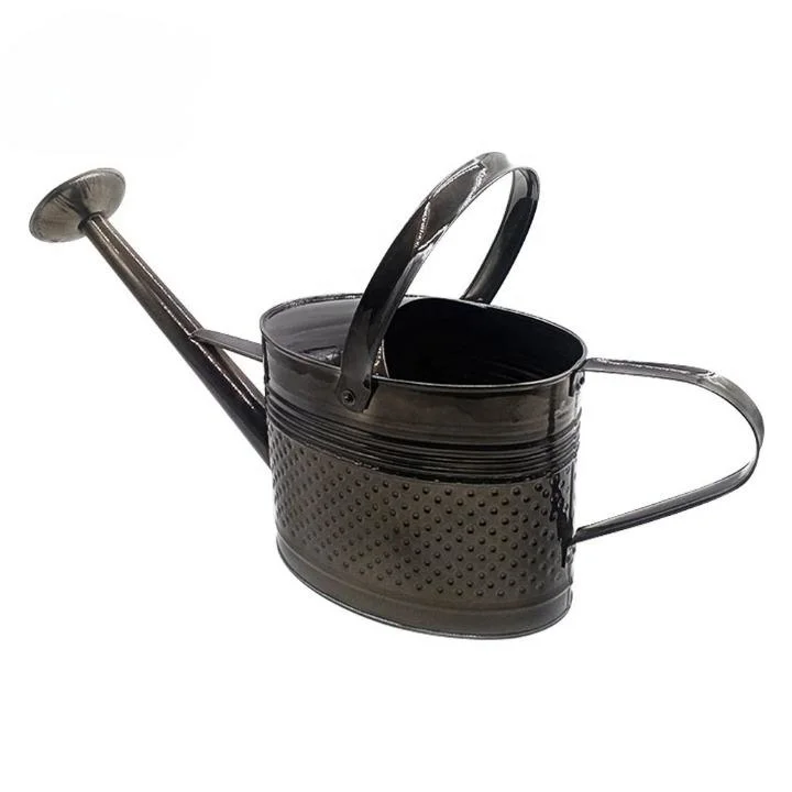 6.7L Large Capacity Garden Galvanized Metal Watering Can