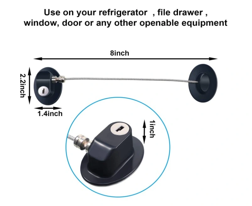 Child Proof Locks for Cabinet Doors Toilet Seat, Dishwasher, Garbage Bin, Cupboard