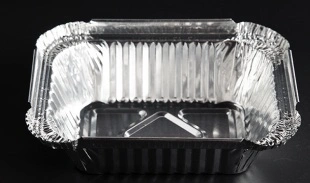 Disposable Airline Aluminium Foil Container Round Barbecue Aluminum Foil Tin Box