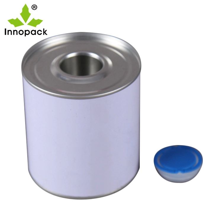 0.1 Liter Metal Round Tin Paint Can for Water-Based Paint, Tin Can Manufacturer Wholesale