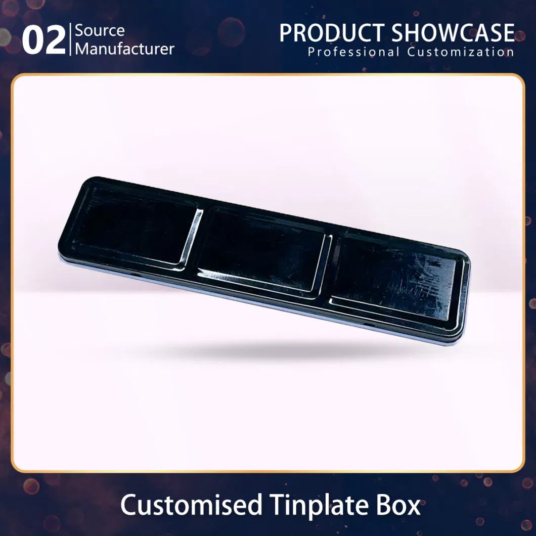 Wholesale Simple Strip Tin Box Mini Fashion Metal Box