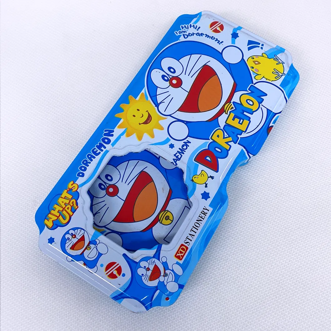 Creative Cartoon Double-Layer Pencil Case Multi-Functional Pencil Tin Case