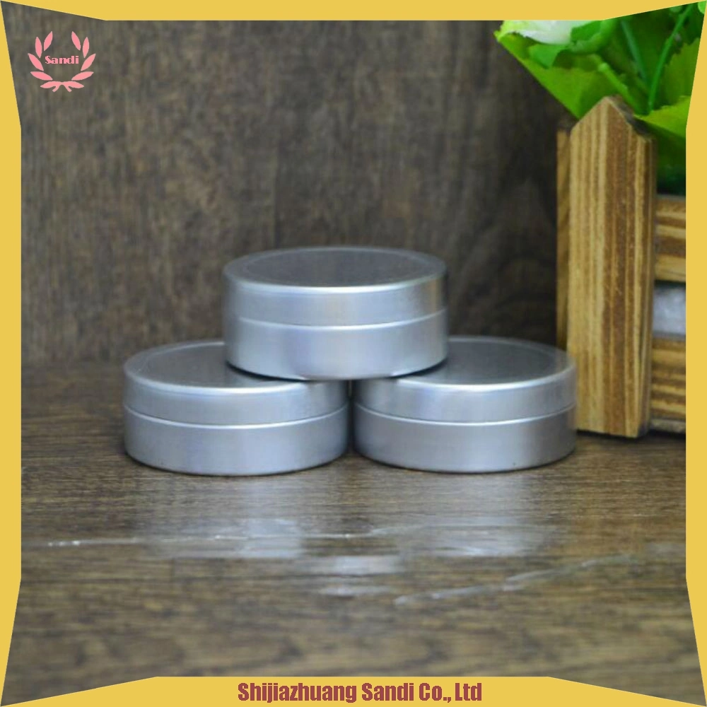 Empty Storage Container Bottle Aluminum Cosmetic Jars 5g 10g 15g 20g Silver Black Metal Aluminum Tin