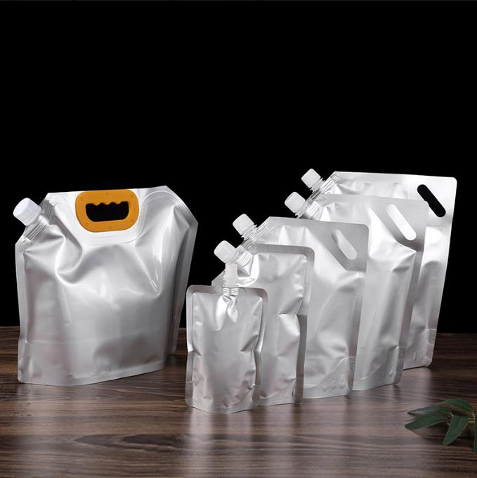 1.5L 2.5L Aluminum Foil Laminated Bag Mylar Stand up Bag Liquid Dispensing Pack