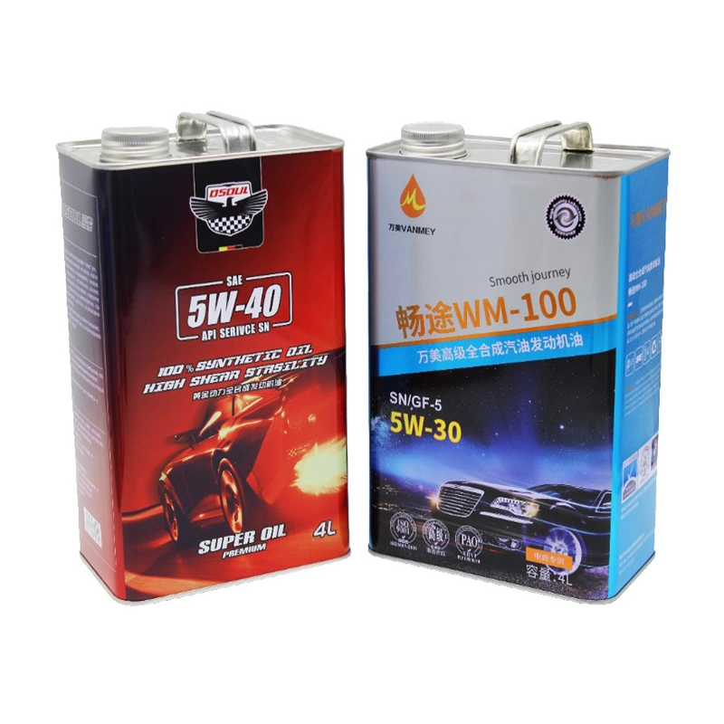 Wholesale 4 Liters Lubricant Oil Tin Can