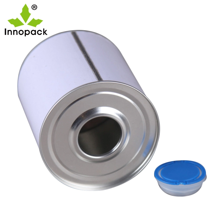 0.1 Liter Metal Round Tin Paint Can for Water-Based Paint, Tin Can Manufacturer Wholesale