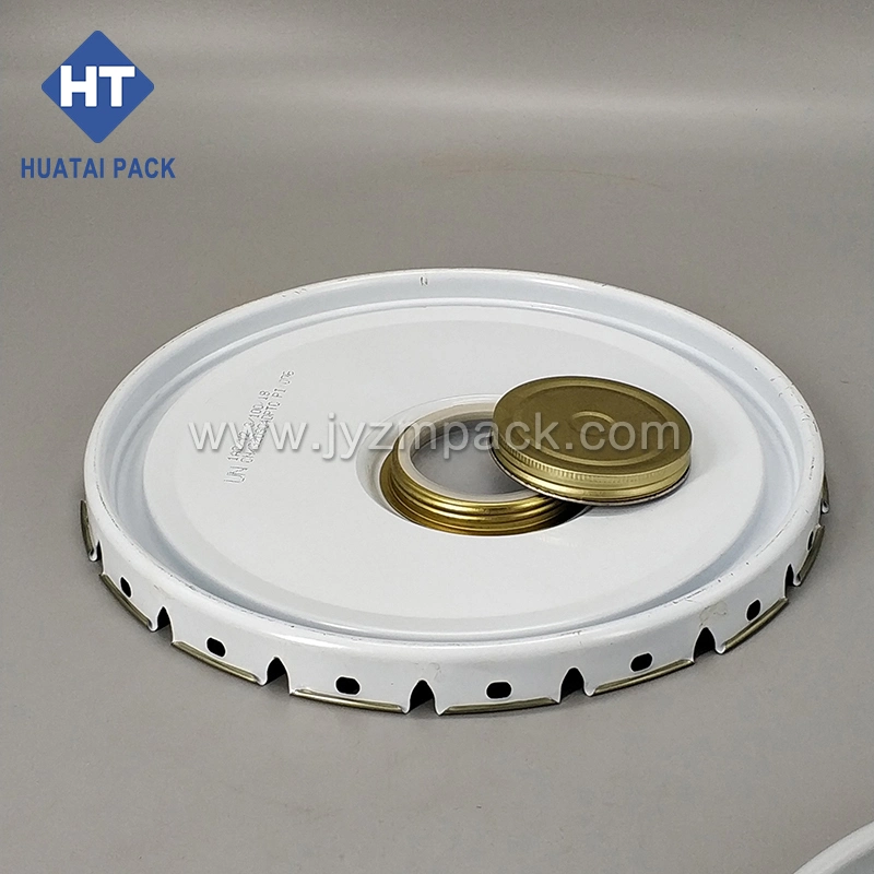 Lug Lid with Metal Screw Bung, 18L-20L Tin Pail Flower Top