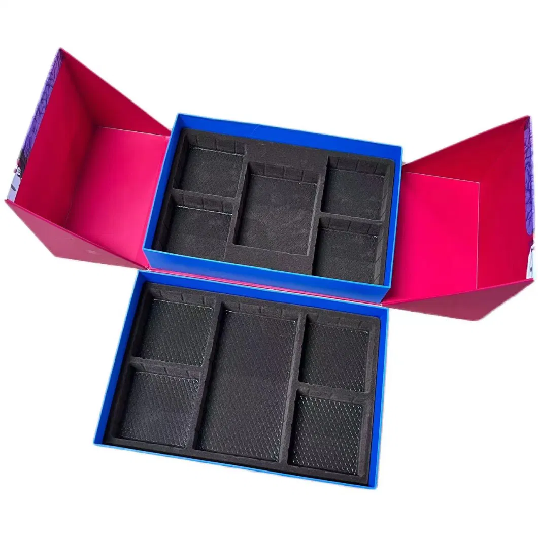 Custom Storage Packaging Gift Rectangle Black Food Corrugated Cardboard Paper Packing Box