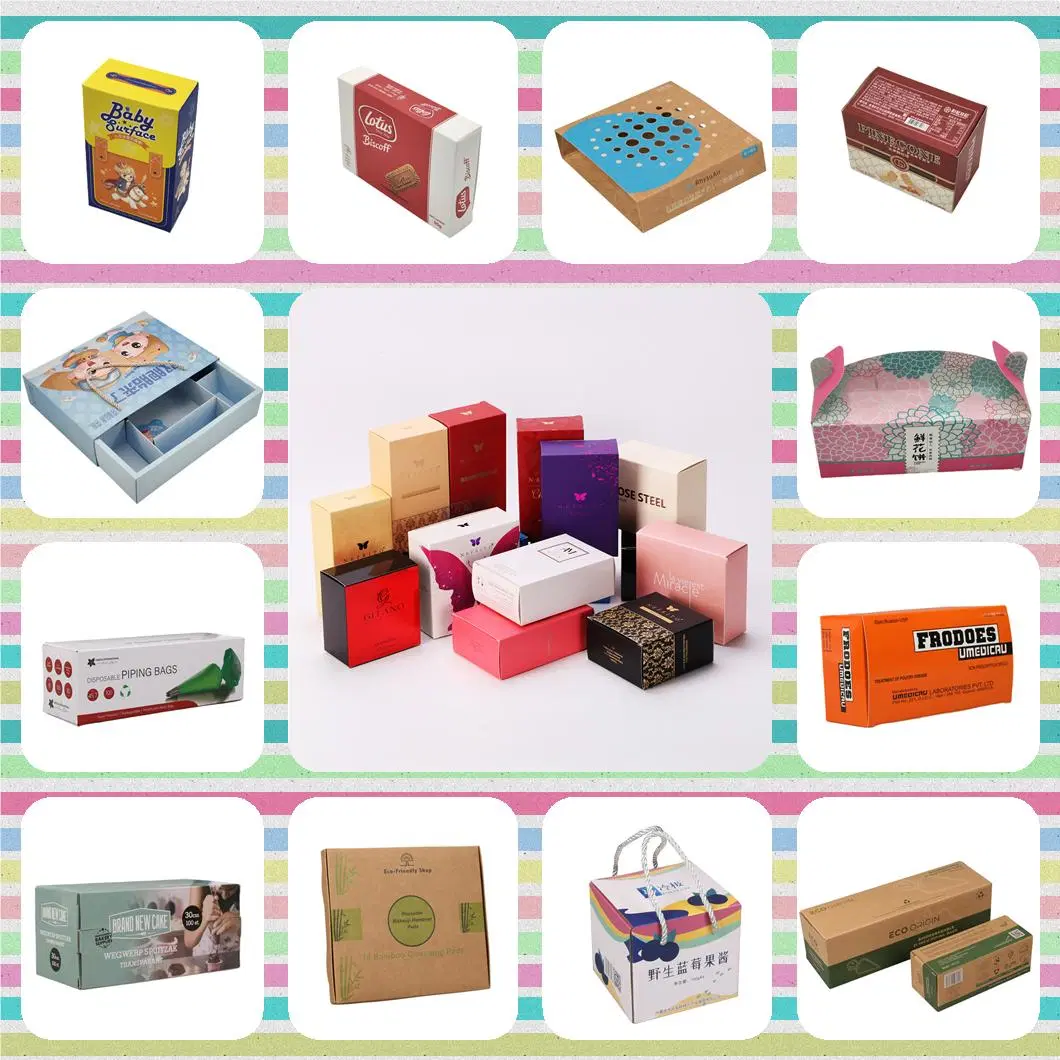 Metal Feel Gift Box Folding Paper Gift Packaging with High Quality