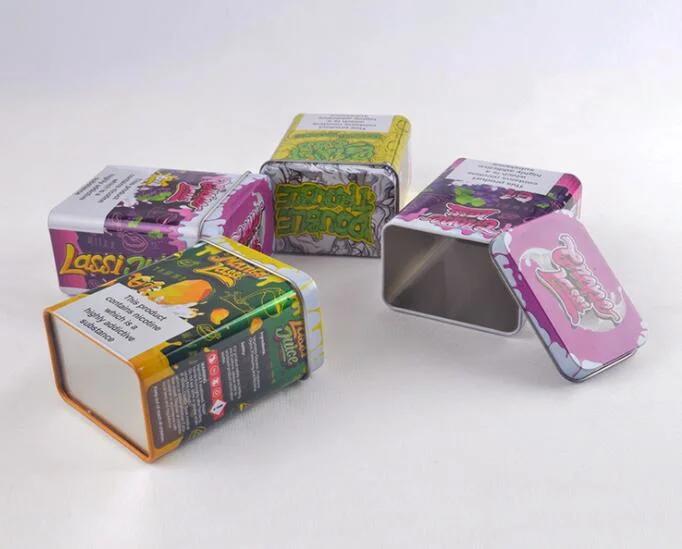 Customized Printing Holiday Candy Tin Gift Packaging Boxes