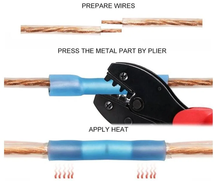 Chinese Direct Factory Waterproof Heat Shrink Butt Connectors with CE RoHS