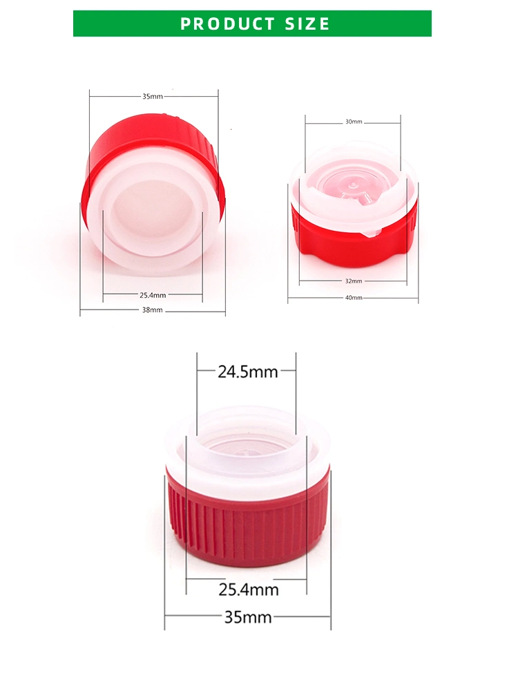 Tamper-Evident DIN 32 Cap Press-Fit Closures B 32 Rel Cr for Metal Cans