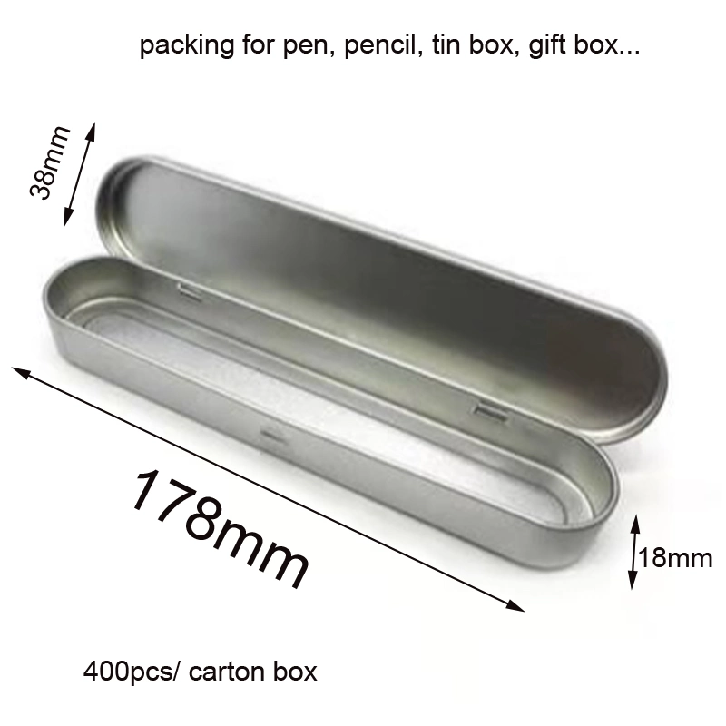 Personalized Metal Tin Pencil Box Cute Pencil Case Gift Box