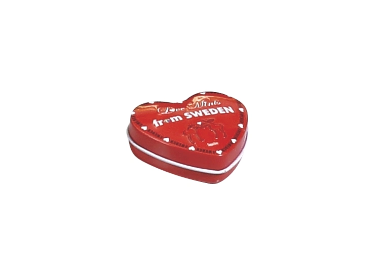 Factory Price Food Safe Heart Shape Candy Tin Box Metal Tin Small Sweet Tin Box Candy Mint Tin Box