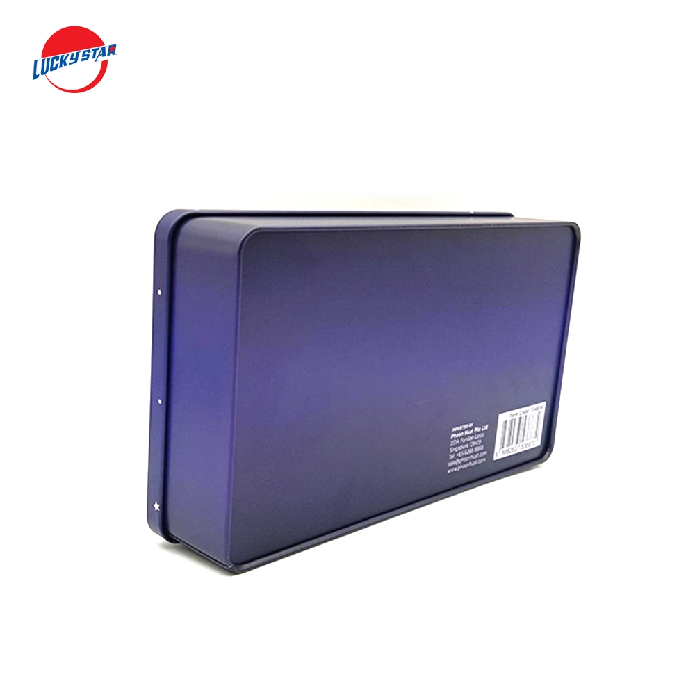 Eco-Friendly Packaging Material Custmozied Shape Metal Gift Box Tin Box