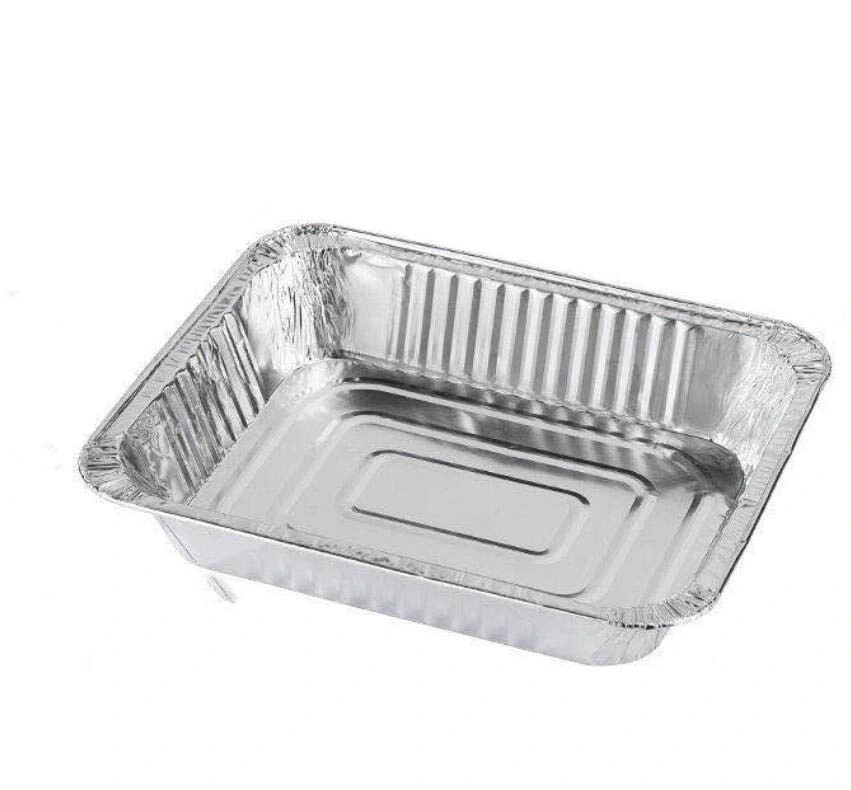 Thickened Tin Box Aluminum Foil Paper Disposable Aluminum Foil Barbecue Lunch Box Th8064