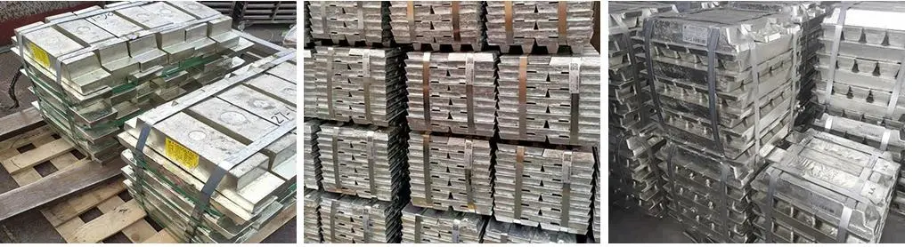 Top Quality High Purity Lead Aluminium/Aluminum Alloy /Zinc /Metal/Zinc/Tin Alloy Ingot Ingot 99.97% Min Hot Sale