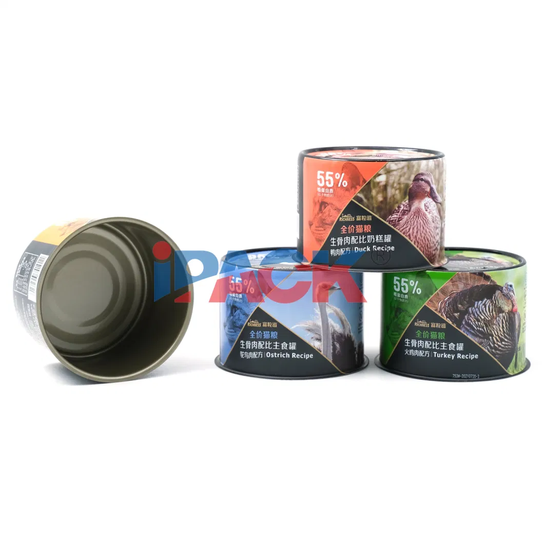 753# Factory Directly Wholesale Custom Grade Safe Tins Food Containers with Easy Open Lid