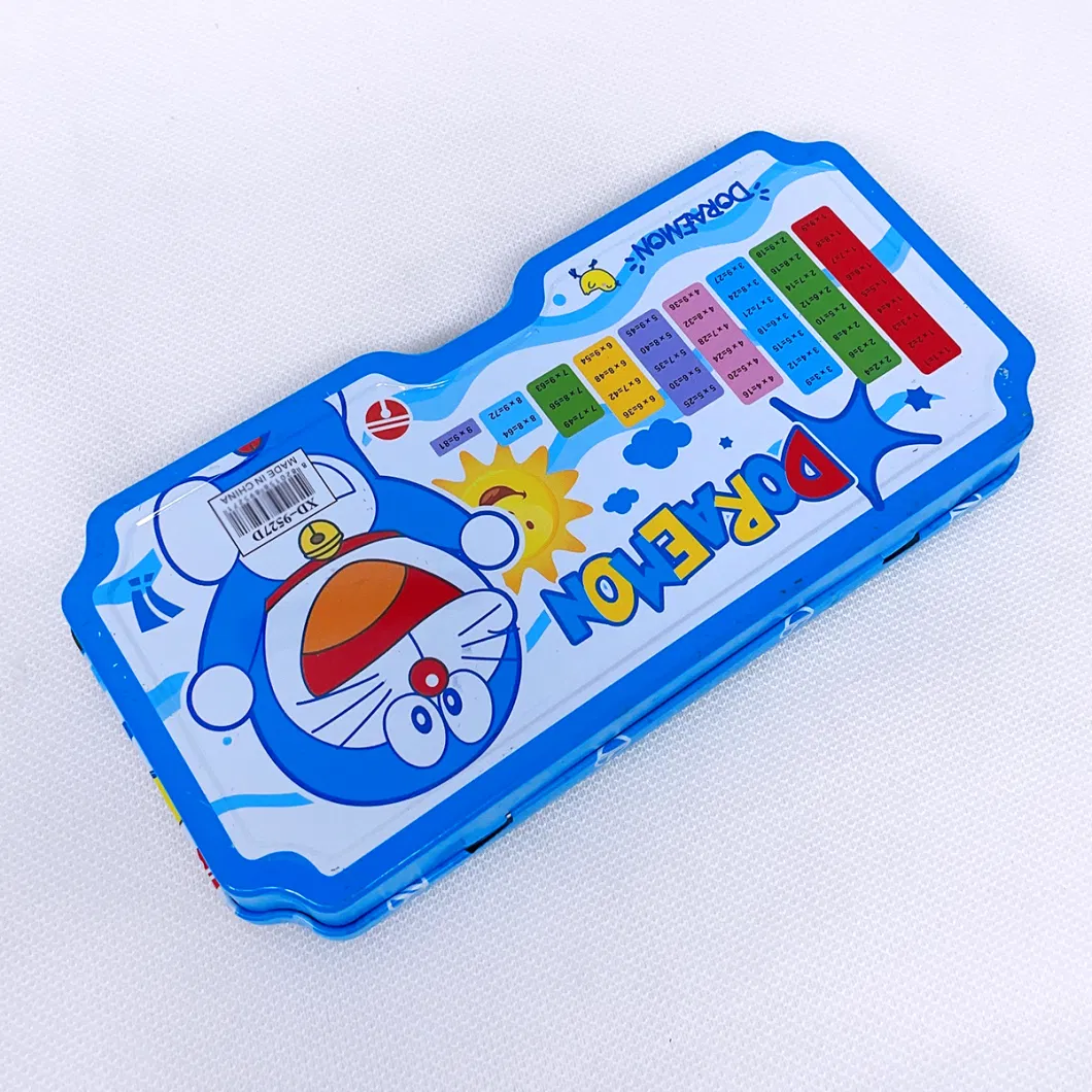 Creative Cartoon Double-Layer Pencil Case Multi-Functional Pencil Tin Case