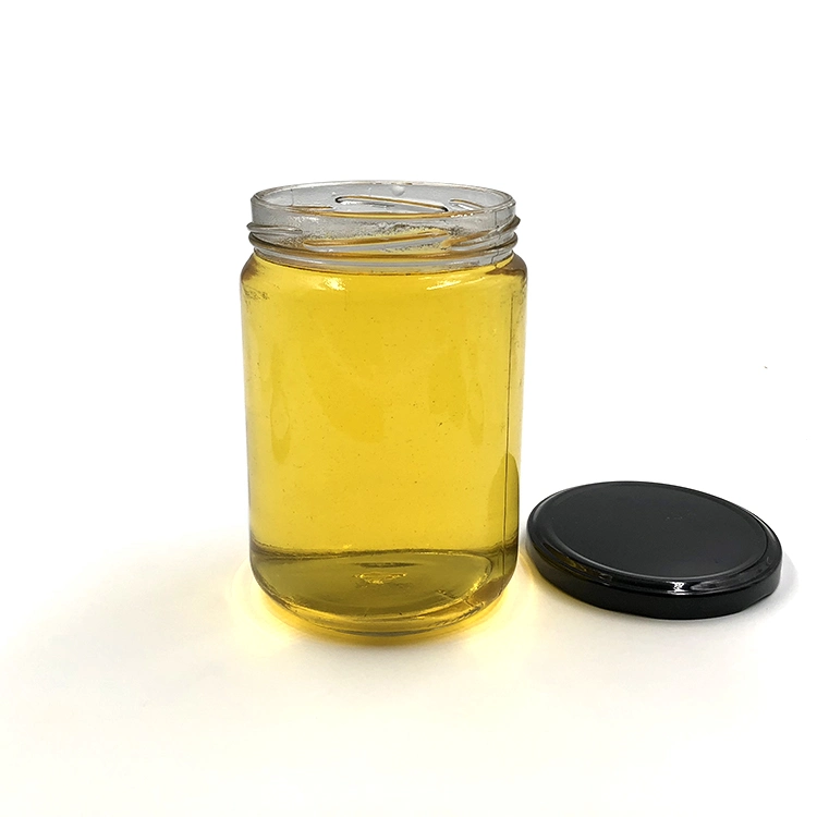 25ml 50ml 100ml 195ml 240ml 350ml 500ml Straight Sided Kitchen Food Storage Glass Honey Jam Jar Container with Metal Lids