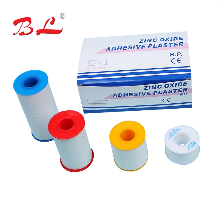 Zinc Oxide Tape Medical Adhesive Tape Metal Tin Pack