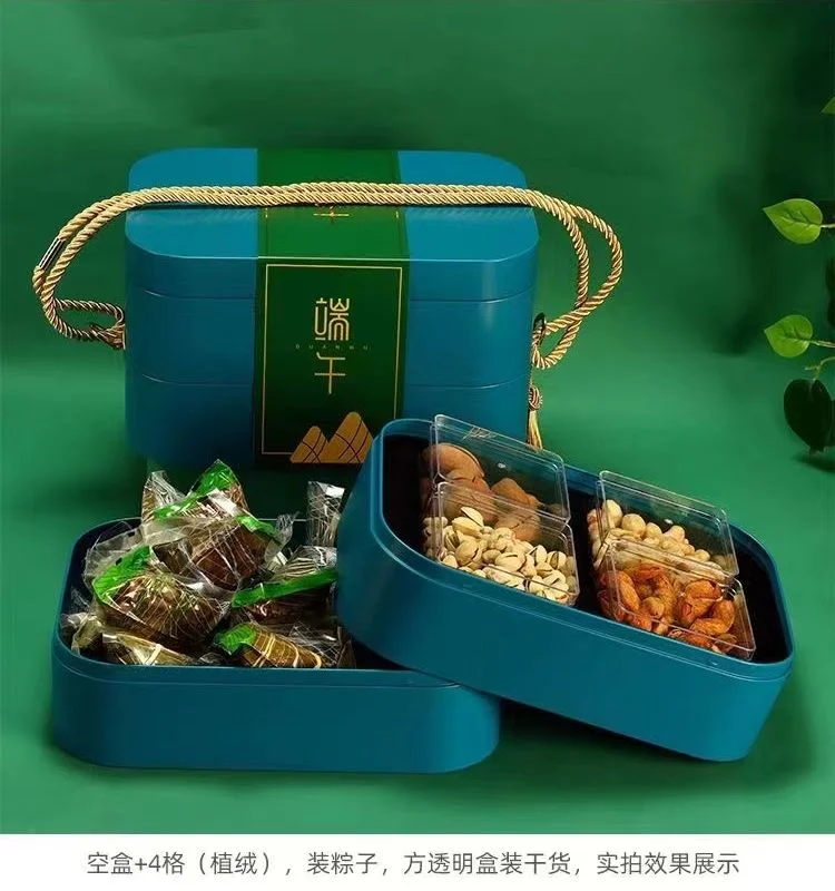 Custom Factory Luxury Irregular Shaped Metal Mooncake/Tea/Food/Gift Packaging Box