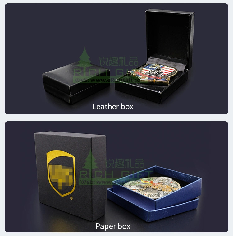 Square Coin Capsule Box Storage Military Coin Case Holder Wooden /Leather Velvet Packaging Coin Gift Boxes for Challenge Coins