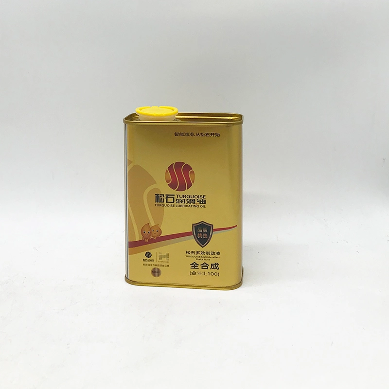 Small Convenient Packaging Tin for Lubricant 500ml