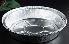 Disposable Airline Aluminium Foil Container Round Barbecue Aluminum Foil Tin Box