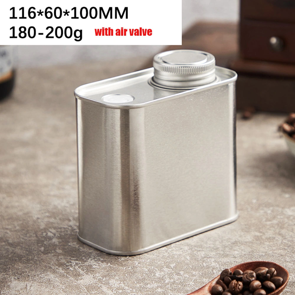 Wanchuang Coffee Bean Tobacco Storage Packaging Metal Container Tin Can with Valve