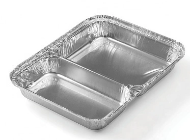 1 1/2lb Oblong Deep Pan Disposable Aluminum Foil Tins Portable Food Containers