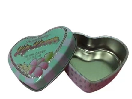 Factory Price Food Safe Heart Shape Candy Tin Box Metal Tin Small Sweet Tin Box Candy Mint Tin Box