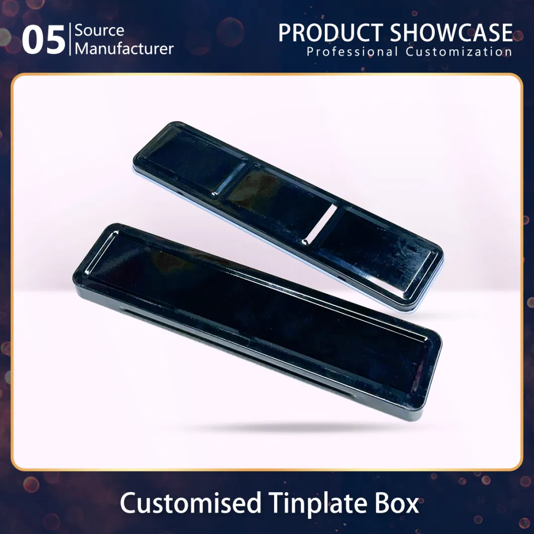 Wholesale Simple Strip Tin Box Mini Fashion Metal Box