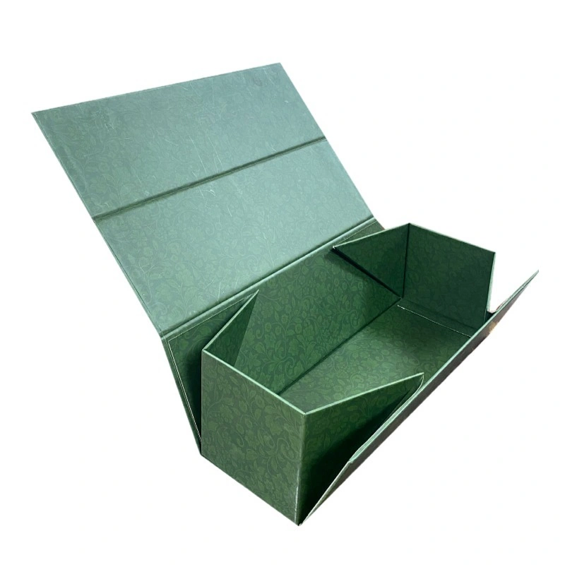 Metal Feel Gift Box Folding Paper Gift Packaging with High Quality