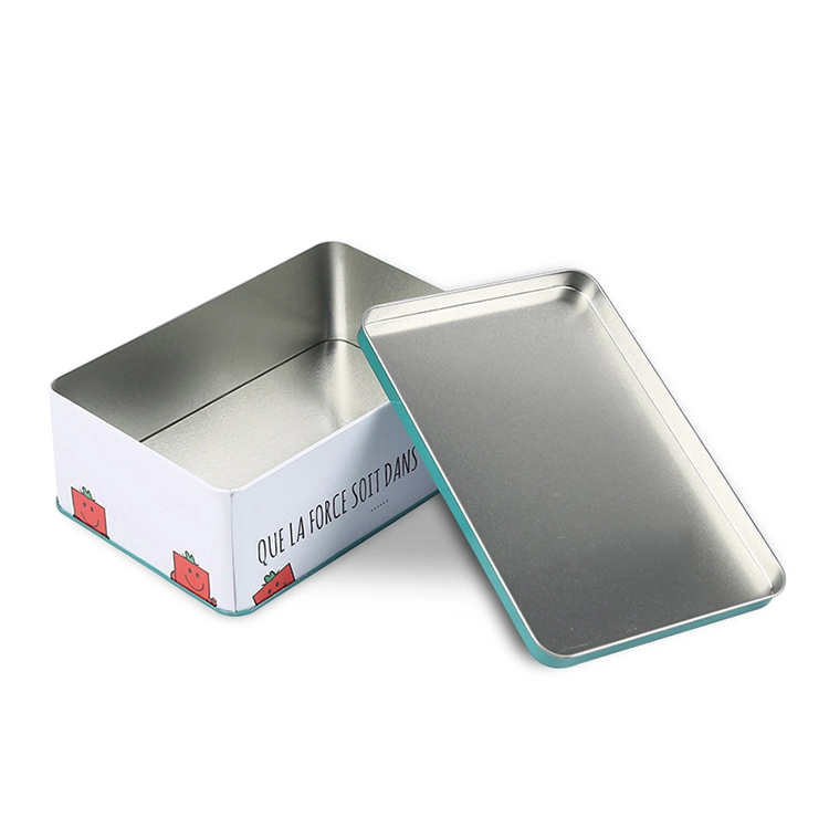 Customizable Chocolate Candy Square Tin Box Metal Gift Box for Food