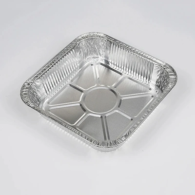 Wholesale Disposable BBQ Tin Foil Tray Aluminum Foil Takeaway Packing Box Aluminum Foil Container Pans