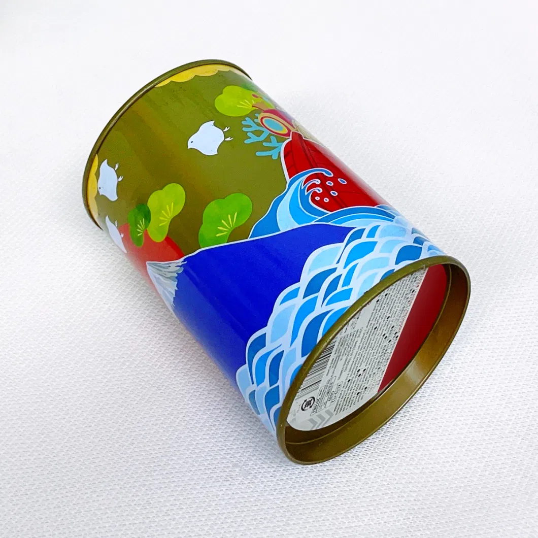 Creative Large Capacity Metal Cylinder Piggy Bank Children&prime;s Gift Box Tin Wholesale