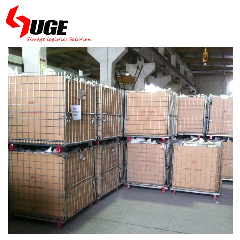 Cheap Wire Mesh Box Cage Metal Bin Storage Container