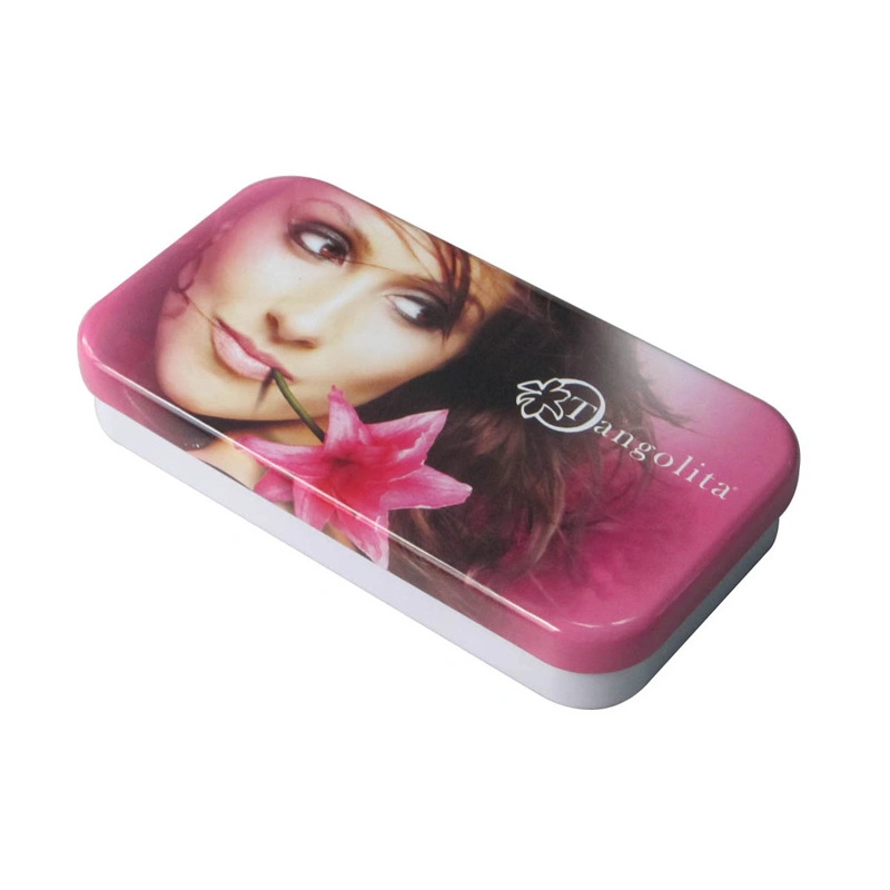 Wholesale Empty Custom Rectangular Mobile Phone Case Packaging Tin Case Tin Box