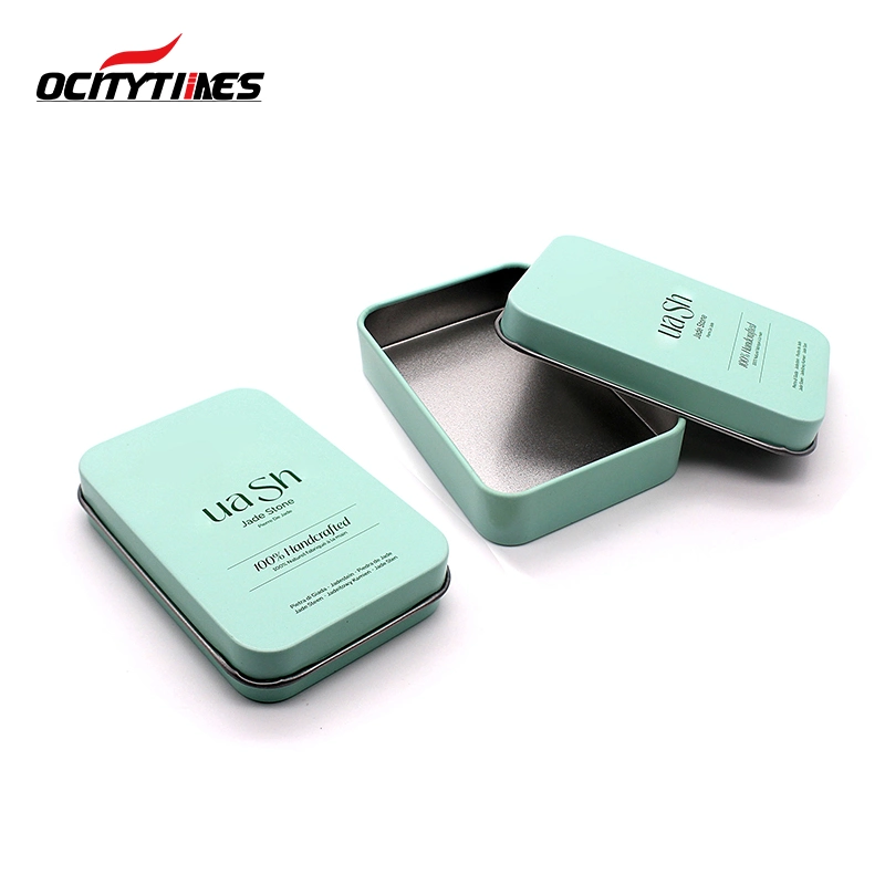 Wholesale Square Metal Tin Box Tea Packaging for 510 Thread Cartridge Vape Pen