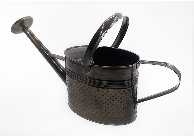 6.7L Large Capacity Garden Galvanized Metal Watering Can