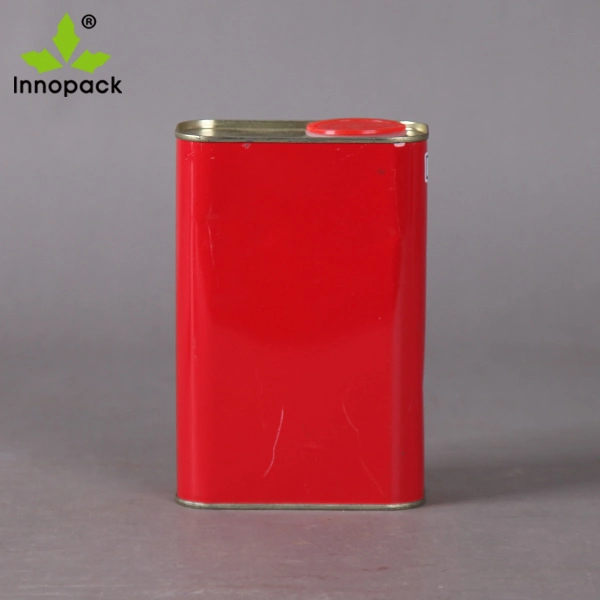 500ml Small Square Paint Glue Tin Can for Chemical Packing