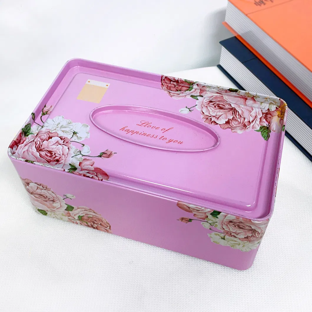 Manufacturers Supply Kitchen Bedroom Paper Tin Plate Metal Tin Box