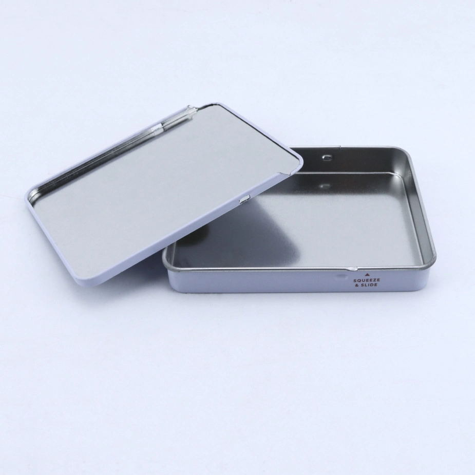 96*75*14mm Custom Logo Mini Gift Iron Boxes Pre Roll Cone Storage Slide Top Tin Box