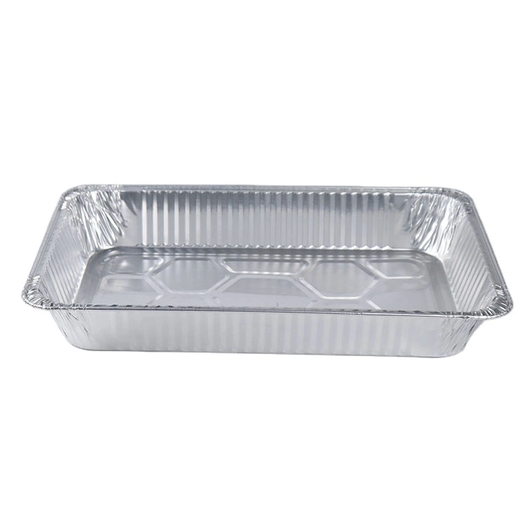 Gold High-End 1000ml Double Foil Takeaway Box Sealable Tin Foil Lunch Box Lunch Box Bento Box